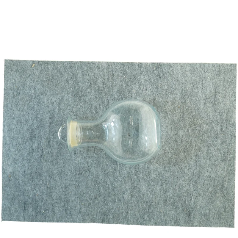 Gennemsigtig glasvase (str. 25 x 9 x 16 cm)