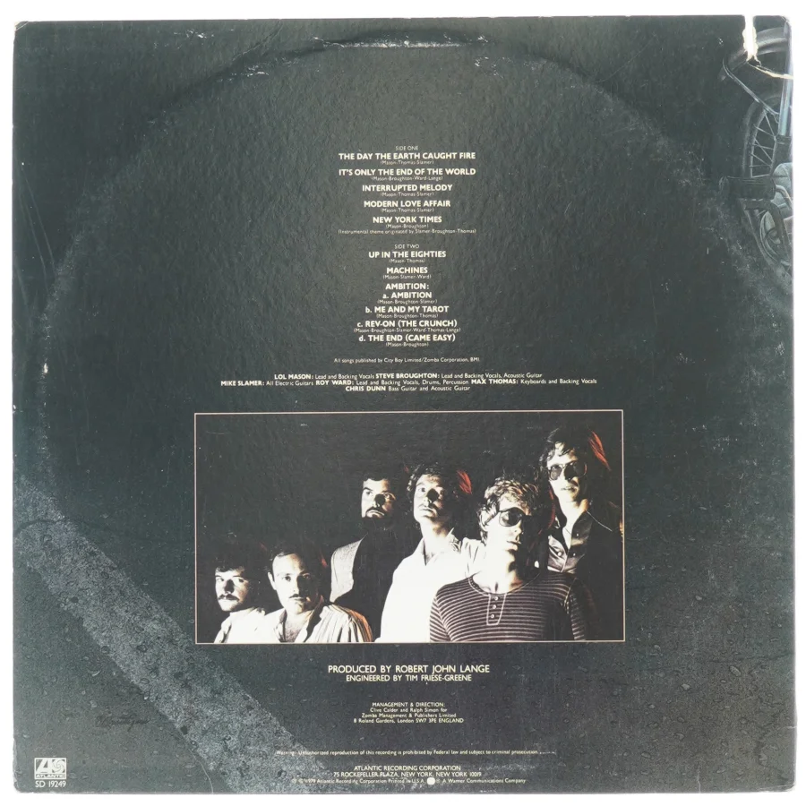 City Boy - The Day The Earth Caught Fire Vinyl LP