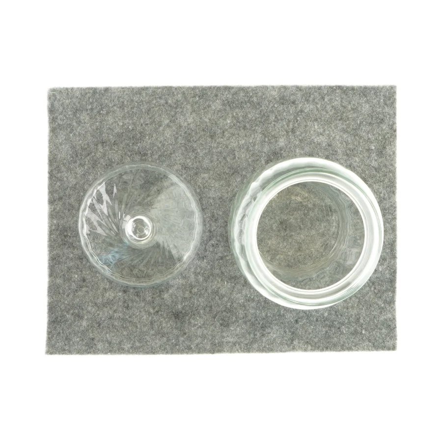 Glasbeholder med låg 