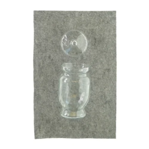 Glasbeholder med låg 