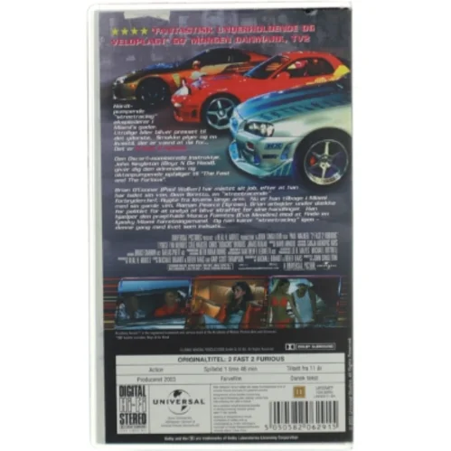 2 Fast 2 Furious (DVD) fra Universal