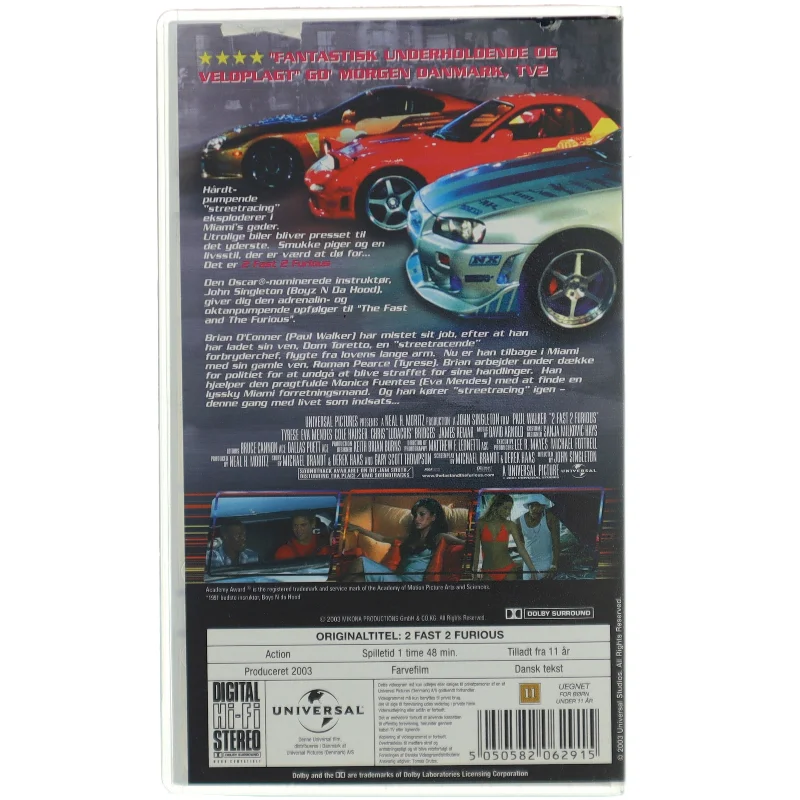2 Fast 2 Furious (DVD) fra Universal