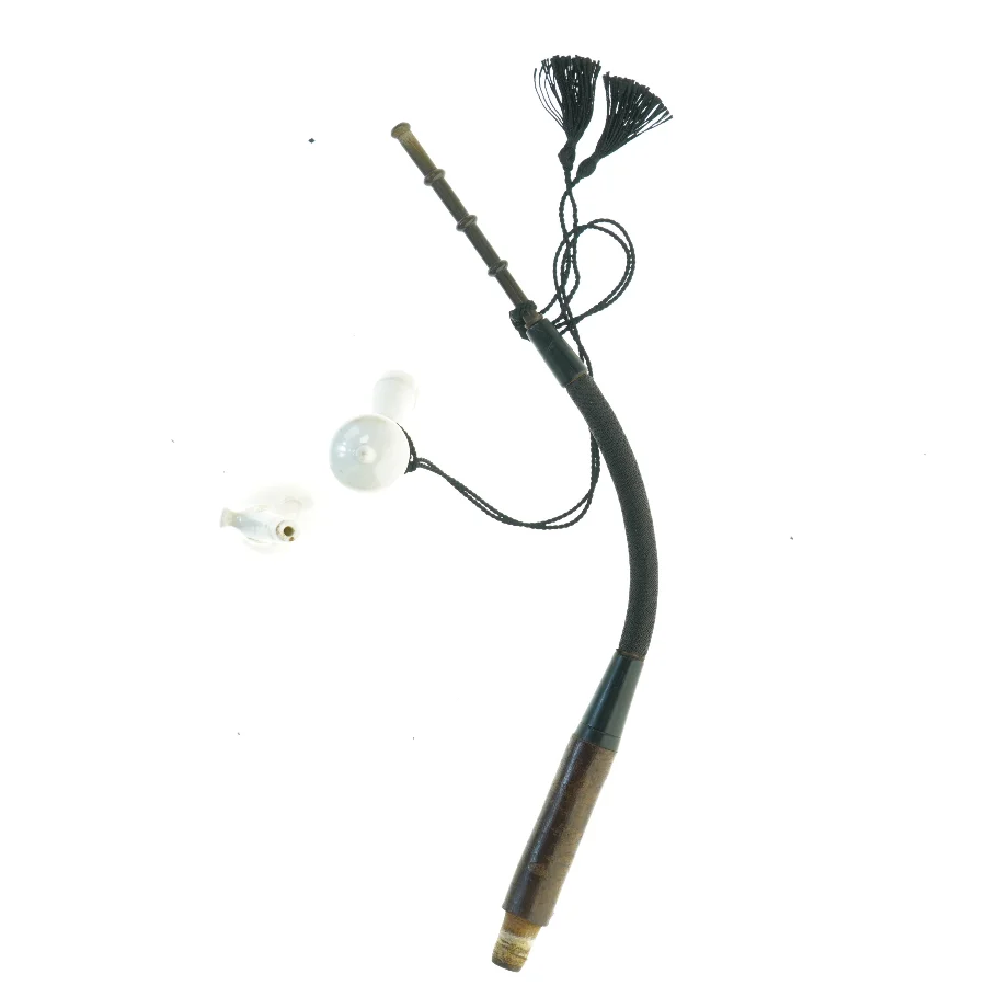 Rygepipe med porcelænsdetaljer (str. 50 cm)