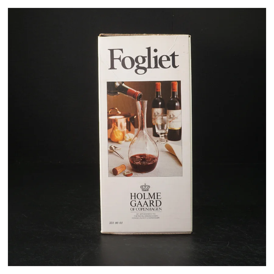 Holmegaard Karaffel fra Holmegaard (str. H. 24 cm)