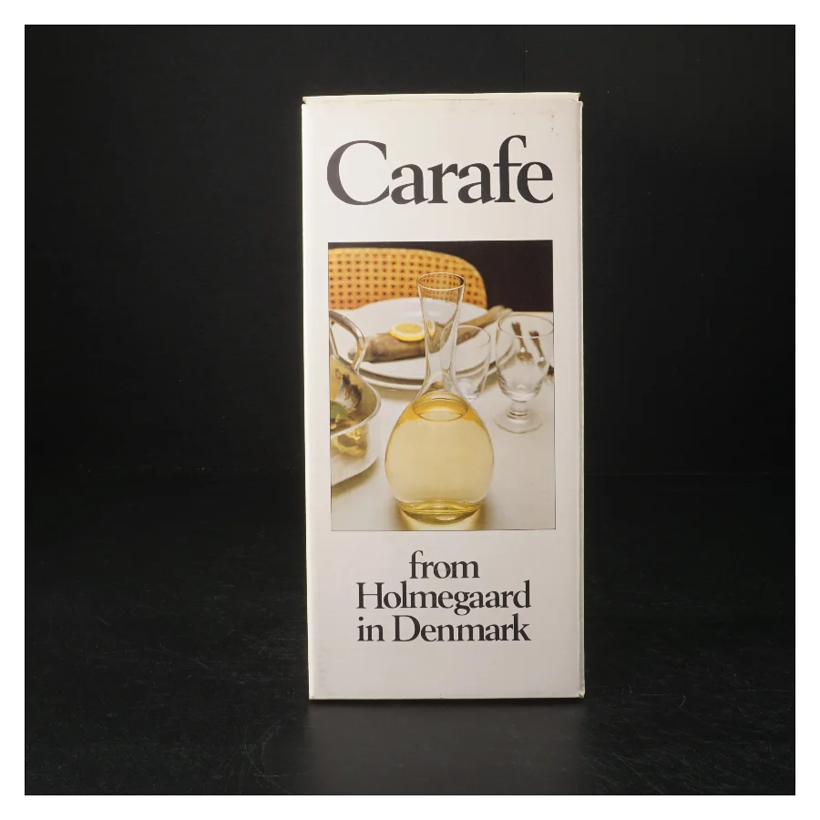 Holmegaard Karaffel fra Holmegaard (str. H. 24 cm)