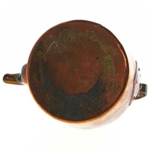 Kobbertekande med hank (str. Ø 13 cm)