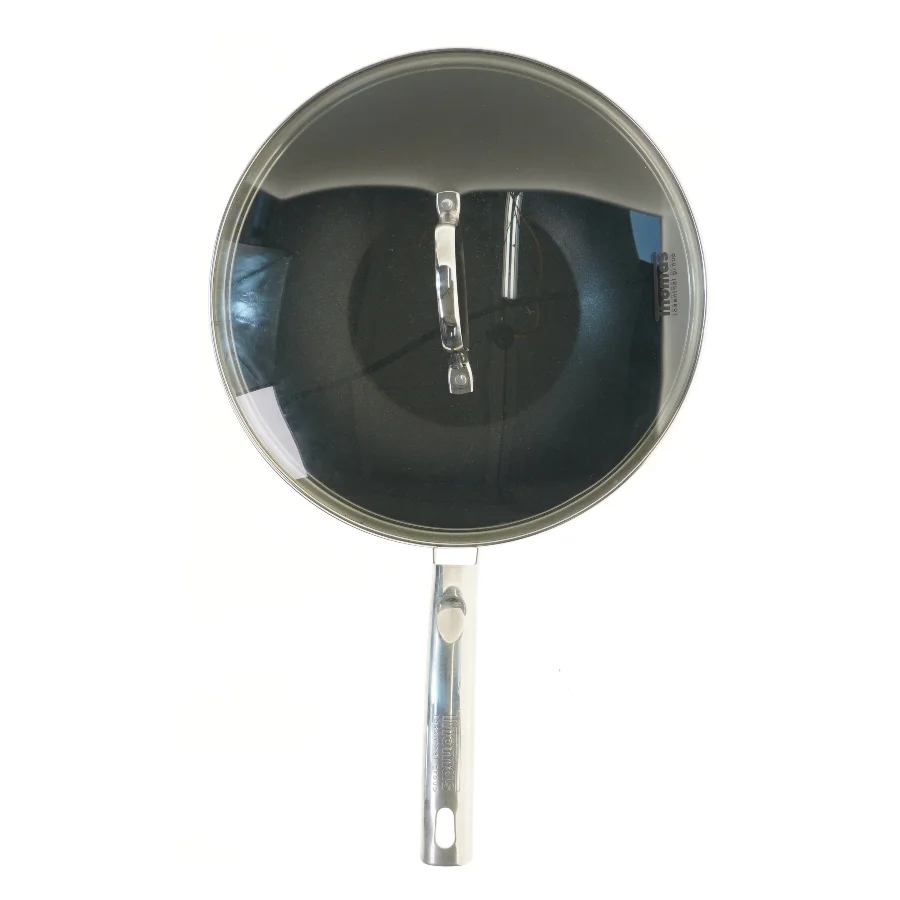 Wokpande med glaslåg fra Thomas (str. Ø 29 cm)