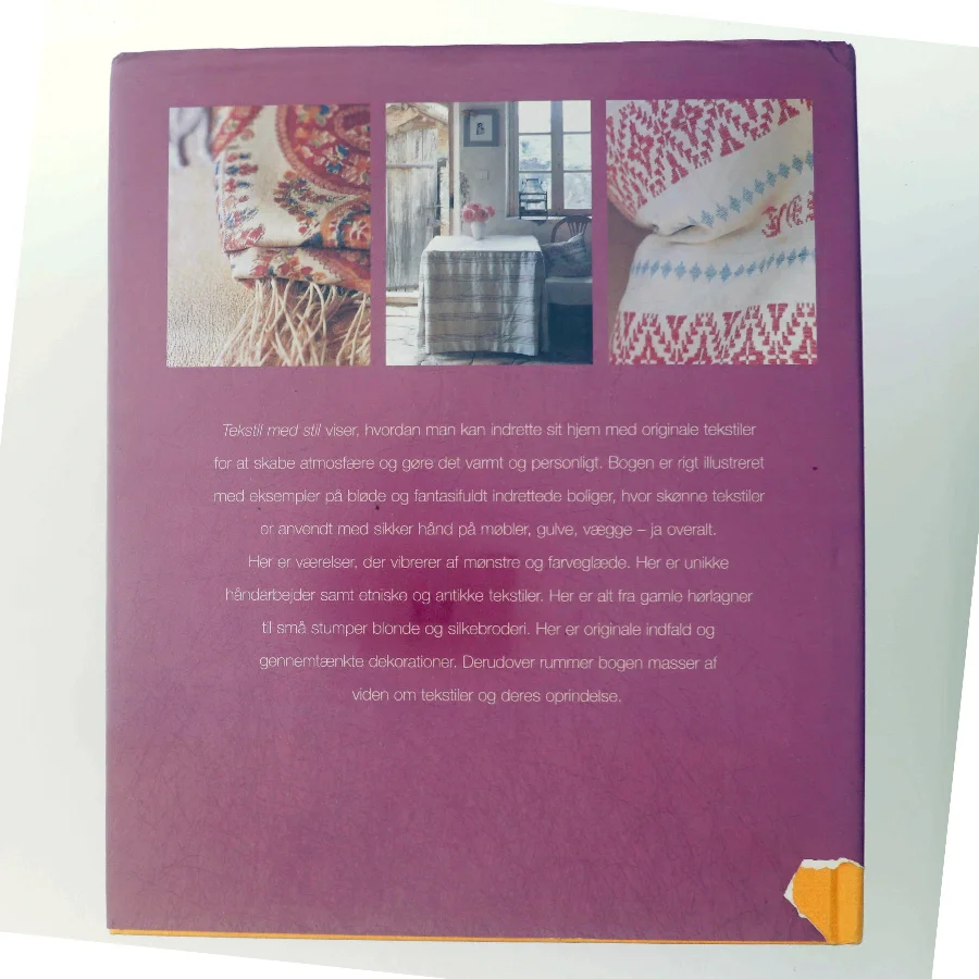 Tekstil med stil indretningsbog