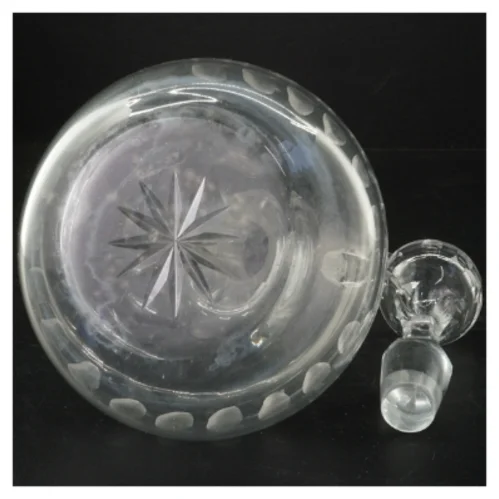 Glashane kande (str. 24 cm uden låg. 15 cm i diameter)