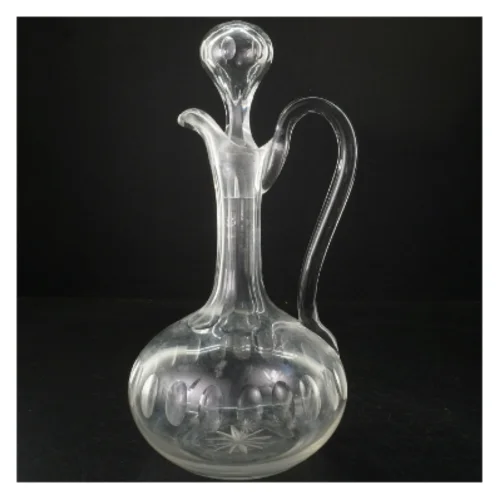 Glashane kande (str. 24 cm uden låg. 15 cm i diameter)