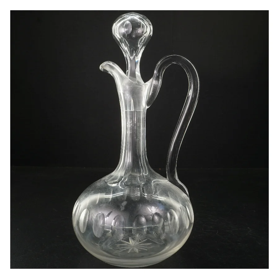 Glashane kande (str. 24 cm uden låg. 15 cm i diameter)