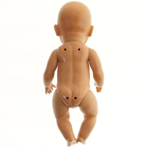 dukke af plastik (str. 40 cm)