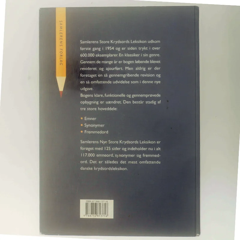 Samlerens nye store krydsords leksikon (Bog)