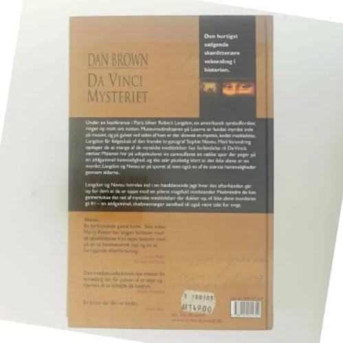 Da Vinci Mysteriet af Dan Brown (Bog)