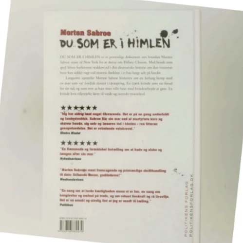 Du som er i himlen af Morten Sabroe (Bog)