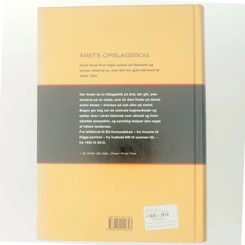 Hvem hvad hvor. 2013 (Bog)