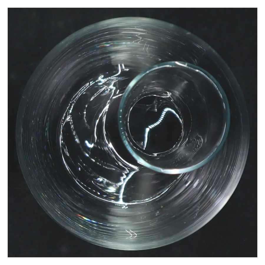 Holmegaard glaskaraffel i original kasse fra Holmegaard (str. H. 24 cm)