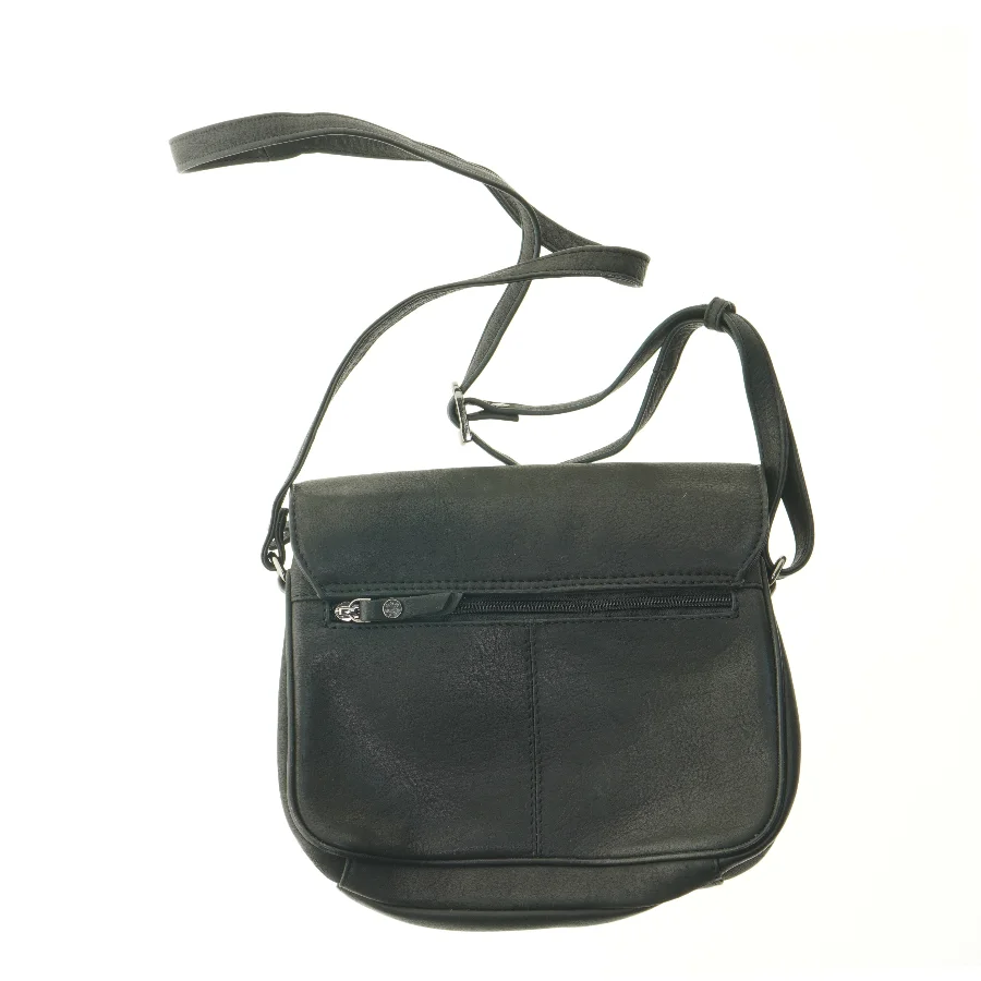 Sort skuldertaske (str. 26x24 cm)