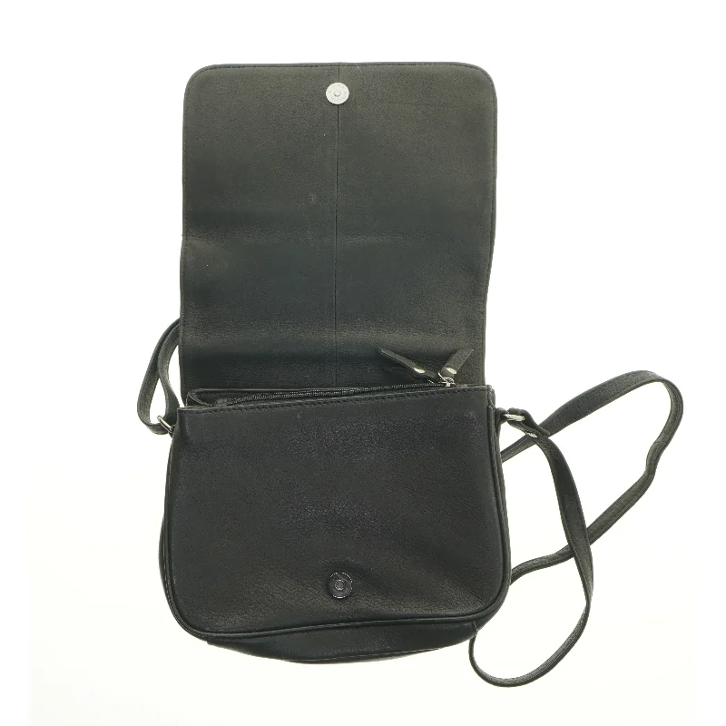 Sort skuldertaske (str. 26x24 cm)