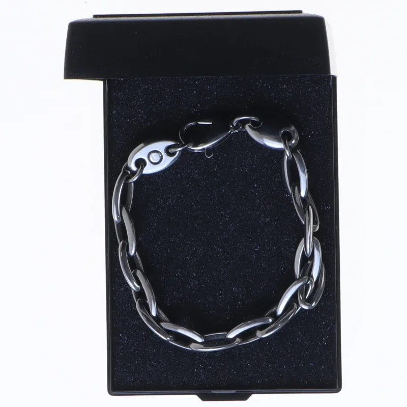 Armbånd i stål (str. 16 cm)