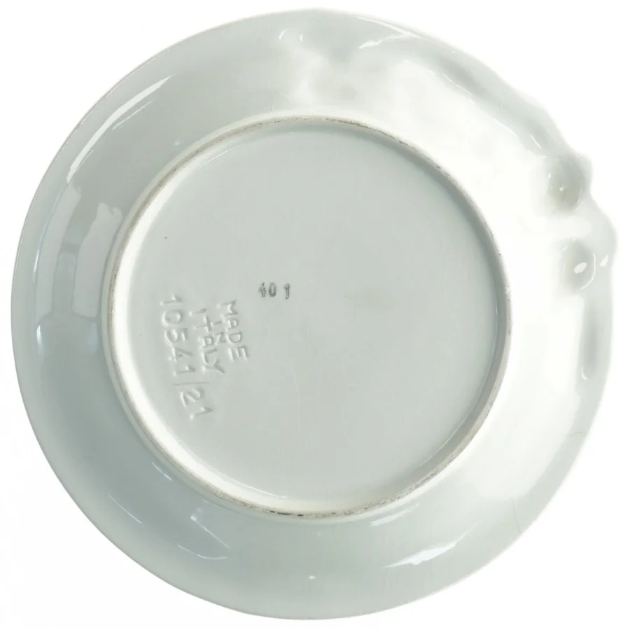 Dekorativ keramiktallerken med jordbær (str. Diameter 21 cm)