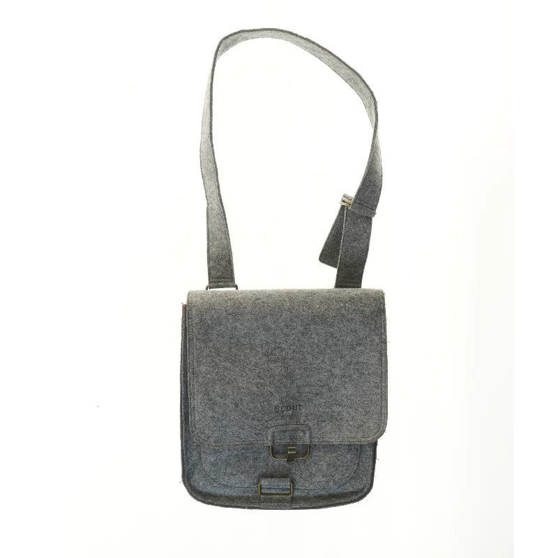 Grå skuldertaske fra Scout (str. 35x33x13 cm)