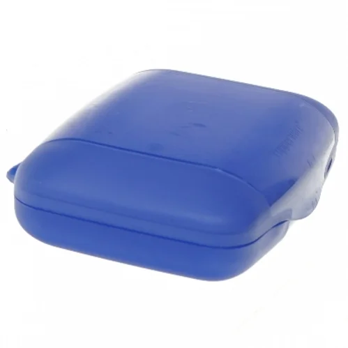 Blå madkasse fra Tupperware (str. 13x16x5 cm)