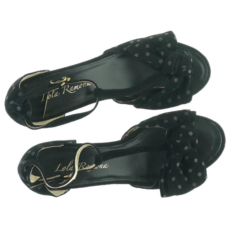 Sko med hæl og sløjfe fra Lola Ramona (str. 38)