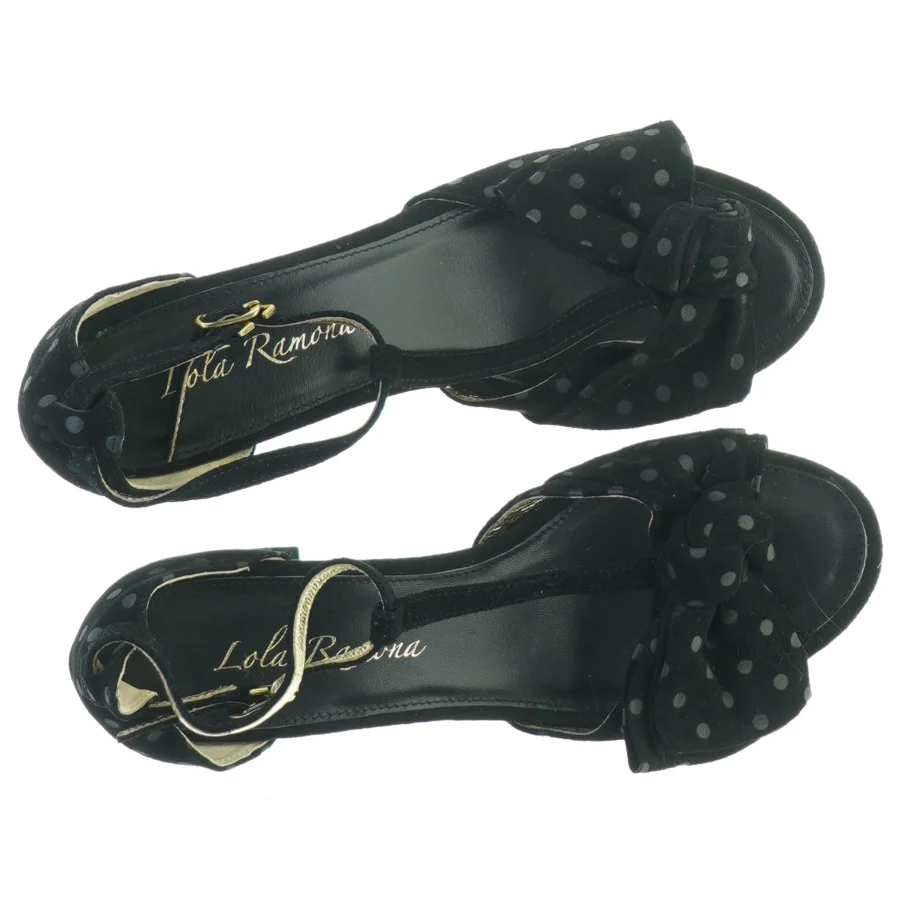 Sko med hæl og sløjfe fra Lola Ramona (str. 38)