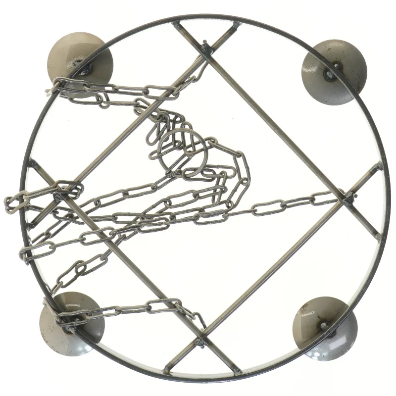 Ophæng til stearinlys med kæde (str. Ø 40 cm)