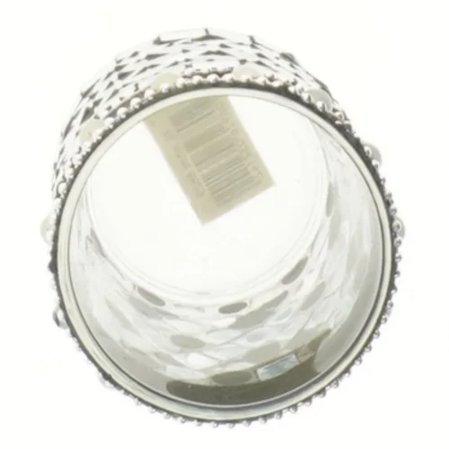 Dekorativ lysestage med spejldesign (str. 8,5 cm)