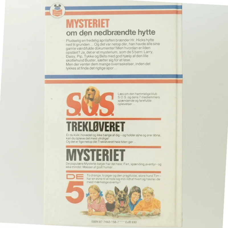 Mysteriet om den nedbrændte hytte af Enid Blyton (Bog) fra Enid Blyton