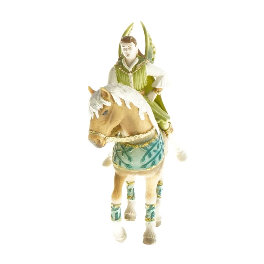 Elv med vinget på hestefigur fra Schleich (str. 12 cm)