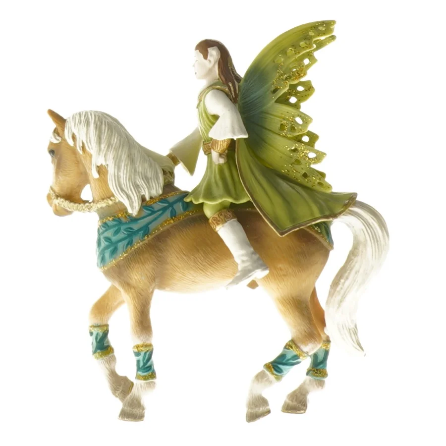 Elv med vinget på hestefigur fra Schleich (str. 12 cm)