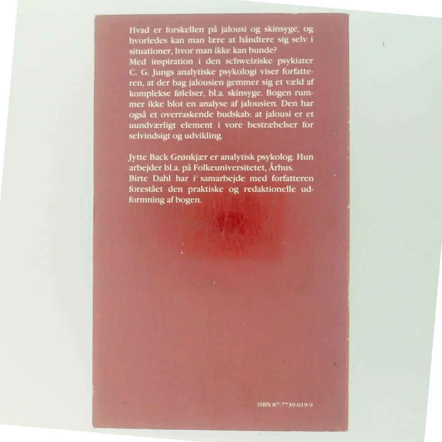 Jalousi - Skinsyge & Kærlighed af Jytte Back Grønkjær (Bog)