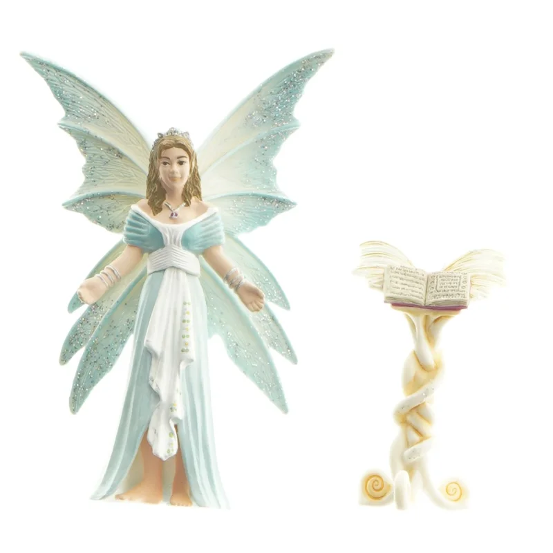 Figur af fe med bogstativ (str. 12,5 cm)