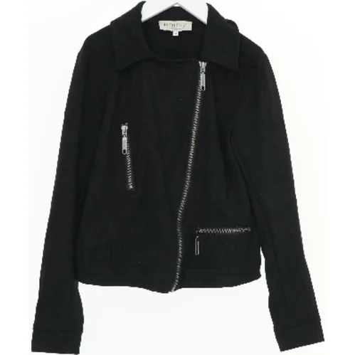 Sort børnejakke med lynlåse fra Hound (str. M)