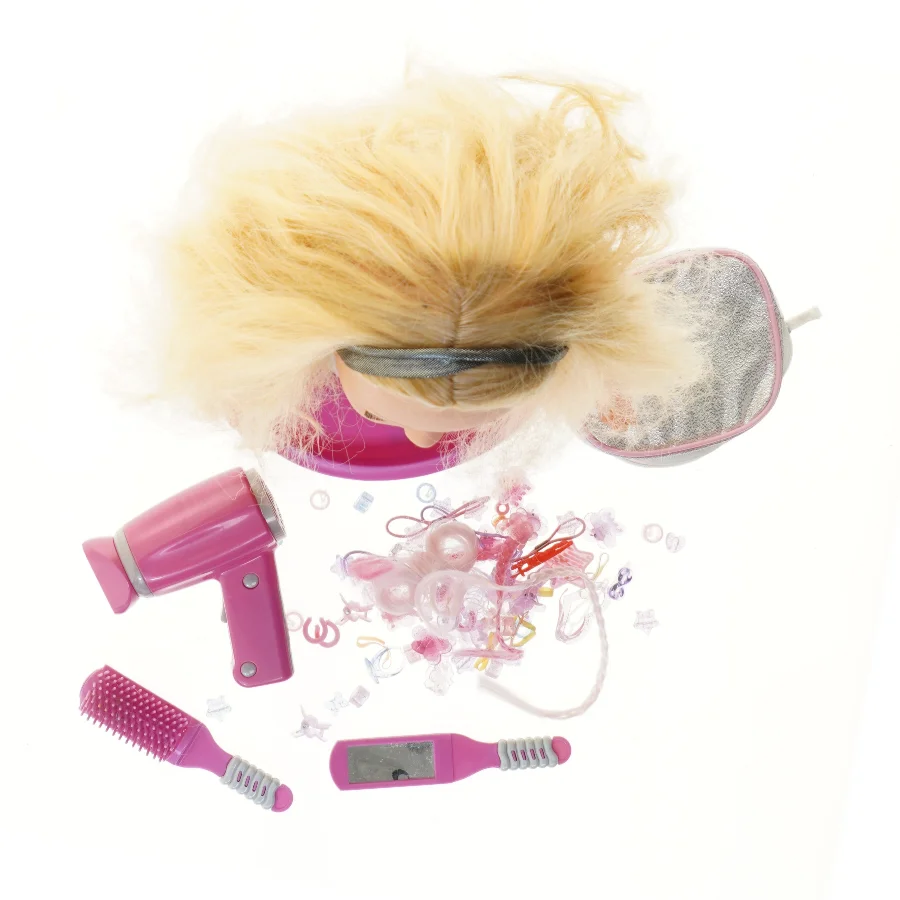 Frisørdukke med tilbehør (str. 39,5 cm)