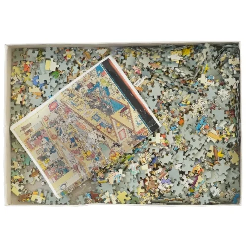 1000-brikkers puslespil. Jan van Haasteren 