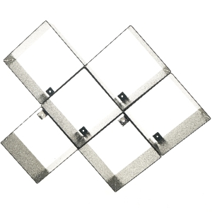 Metal væghylder (str. 3 stk 43x21,5 cm)