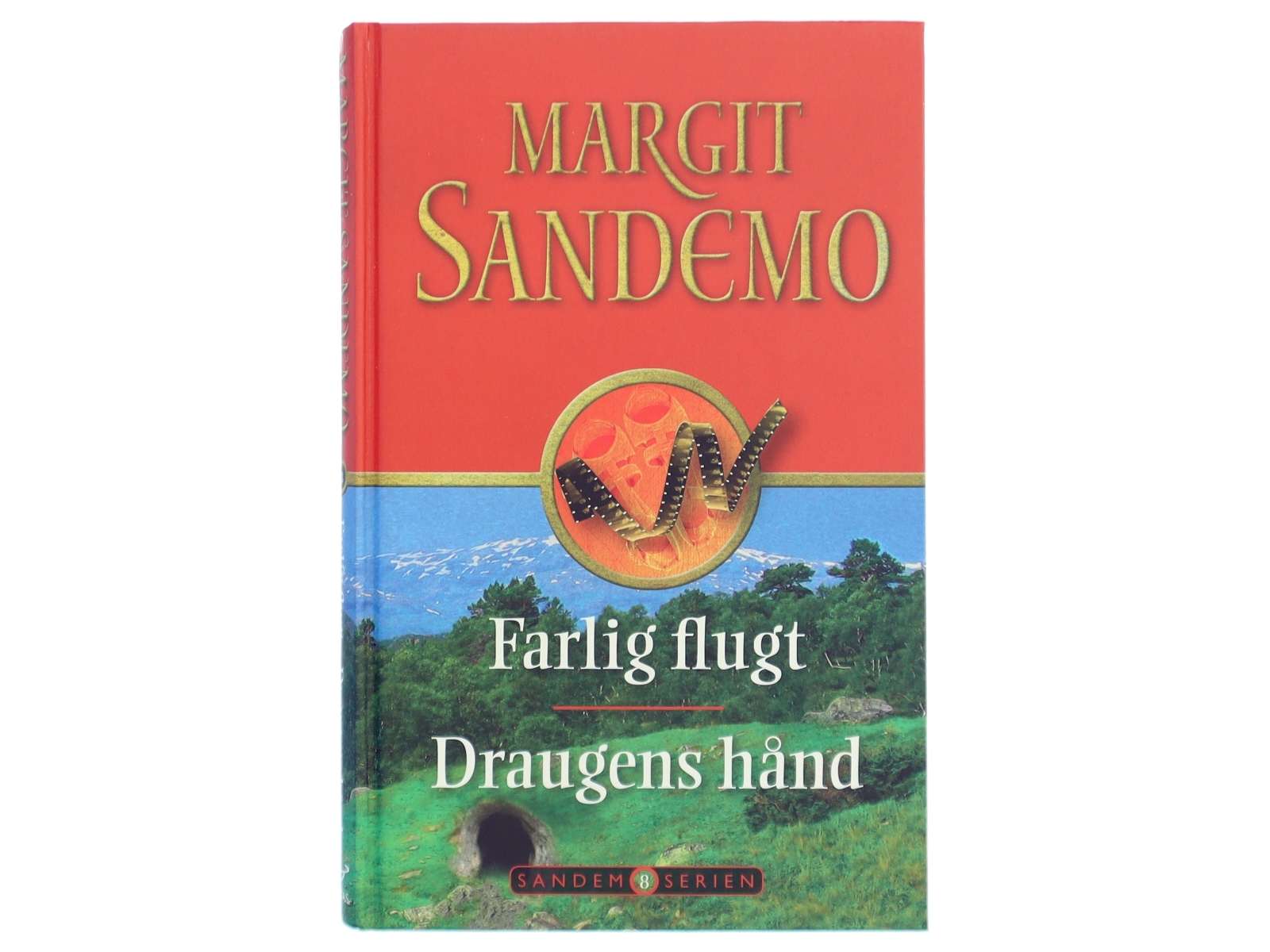 Farlig flugt : Draugens hånd af Margit Sandemo (Bog)