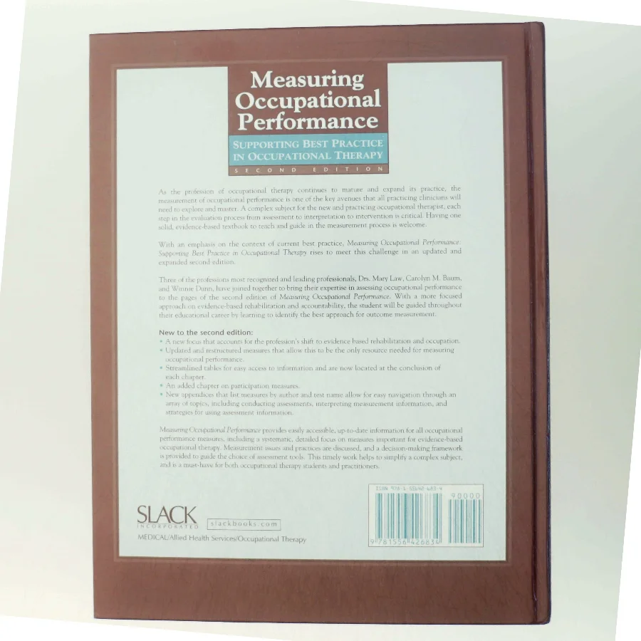 Measuring occupational performance : supporting best practice in occupational therapy (Bog)