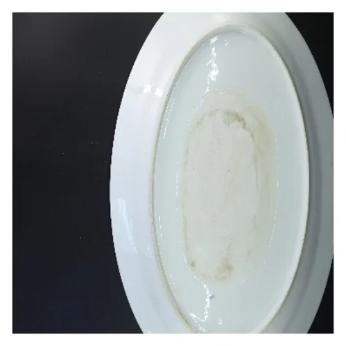 Stort hvidt serveringsfad (str. 41x55 cm)