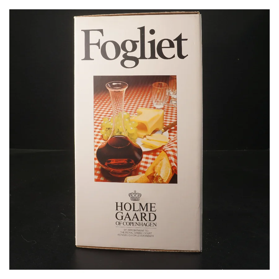 Holmegaard Fogliet karaffel fra Holmegaard (str. 26 cm)