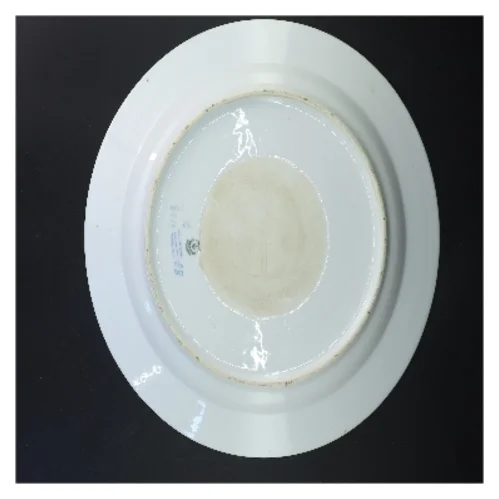  Blå blomst fad fra Royal Copenhagen (str. Ø 36 cm)