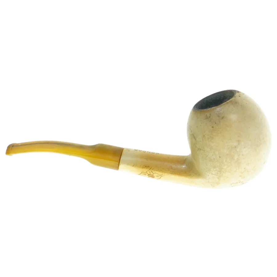 Meerschaum pibe med etui (str. 17 cm)