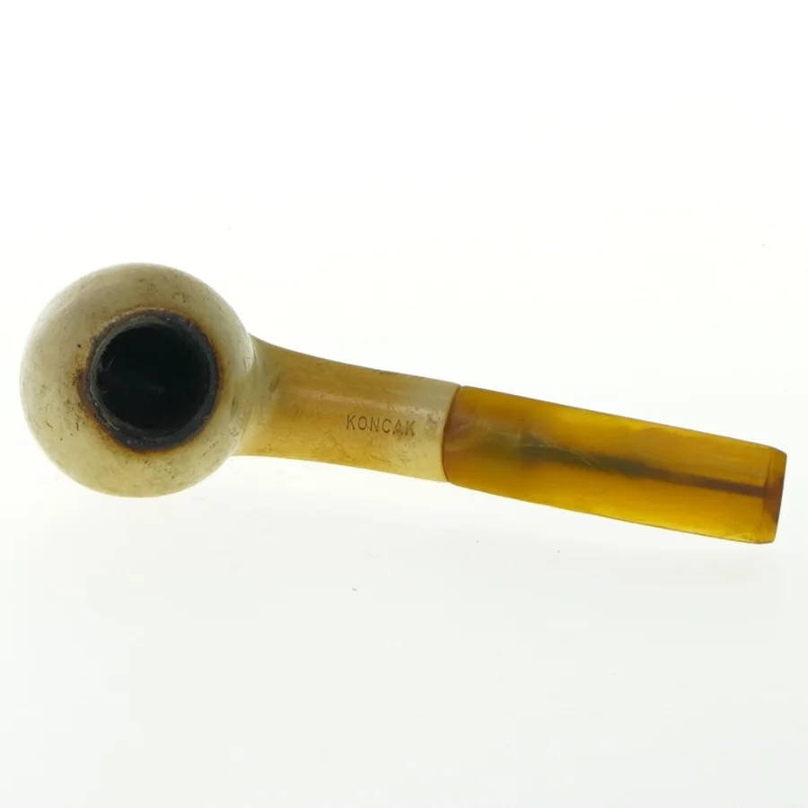 Meerschaum pibe med etui (str. 17 cm)