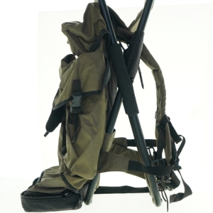 Rygsæk på stel fra Laksen (str. 60 cm)