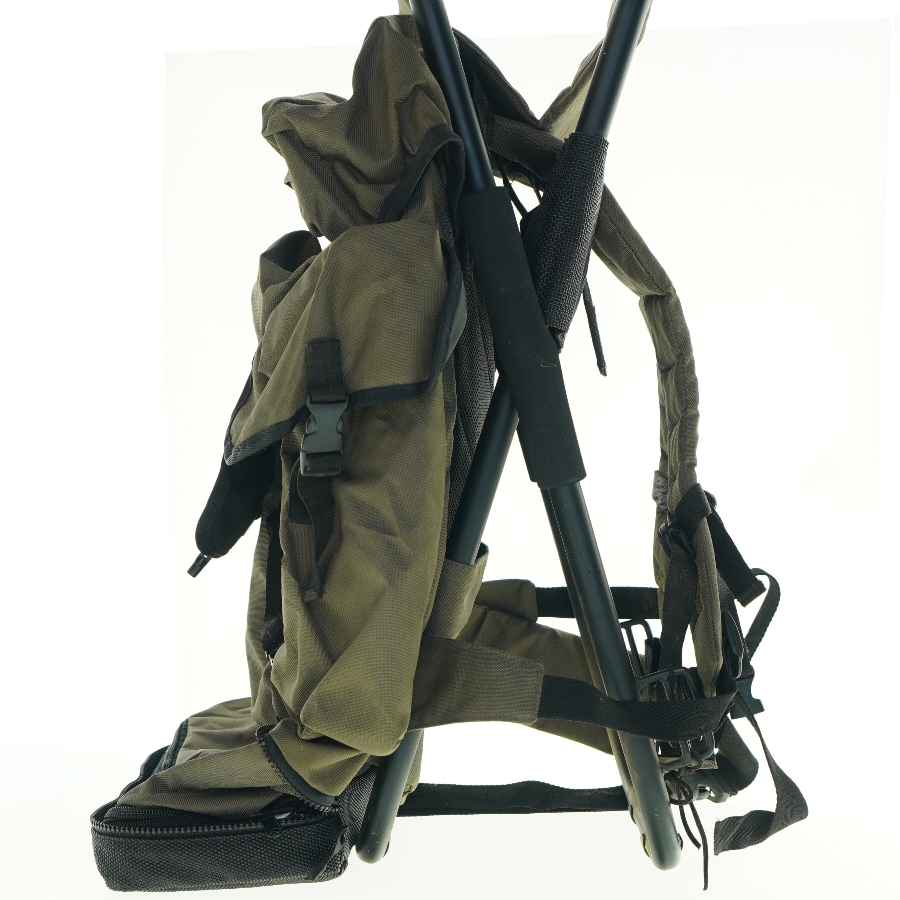 Rygsæk på stel fra Laksen (str. 60 cm)