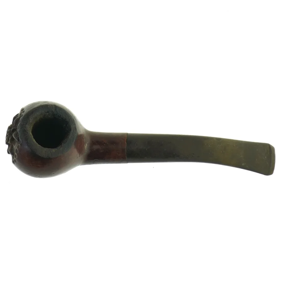Gravet træpibe (str. 14 cm)
